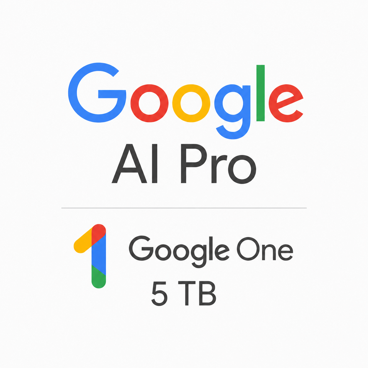 Logo Google AI Pro + One 5TB
